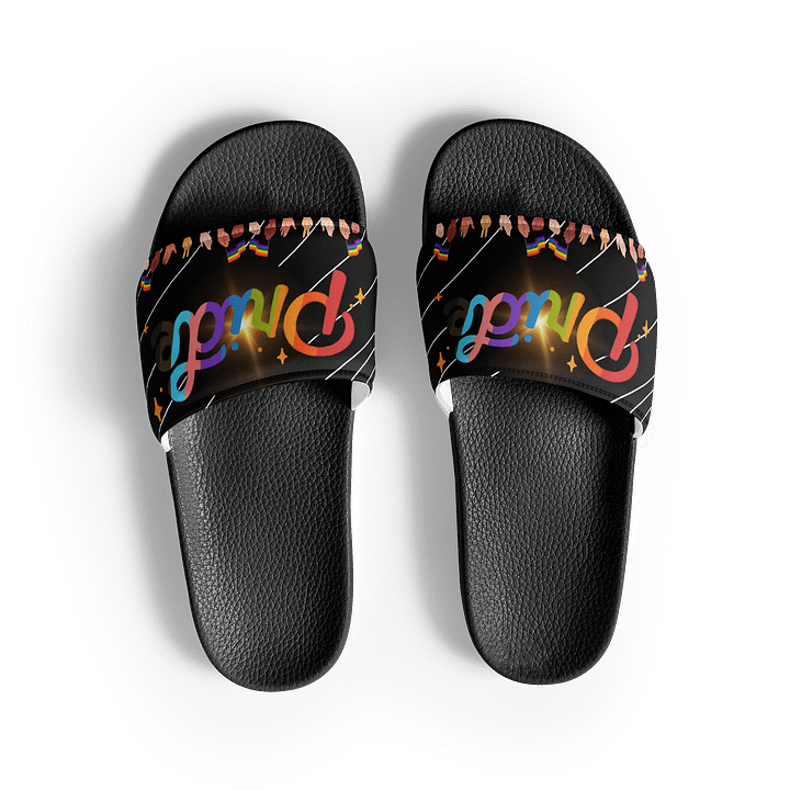 LGBTQIAP2S+ 2025, Pride Glow, Men's Slides product image (2)