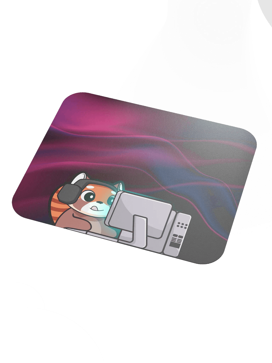 Gaming Bear Mouse Pad (Purple Ripple) - 8.7" x 7.1" product image (3)