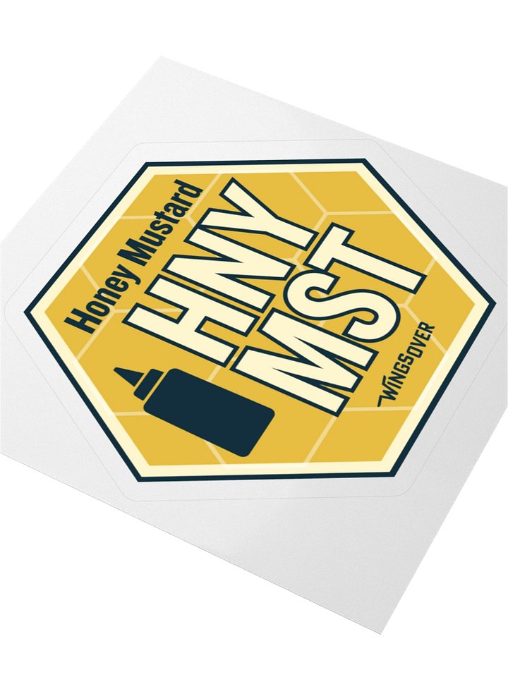 3 x 3 Sticker - Honey Mustard product image (2)