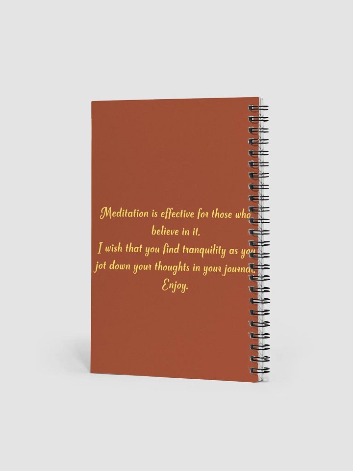 Tranquil Thoughts Meditation Spiral Notebook product image (2)
