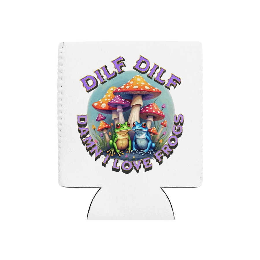 DILF Damn I Love Frogs Fantasy Can Cooler product image (1)