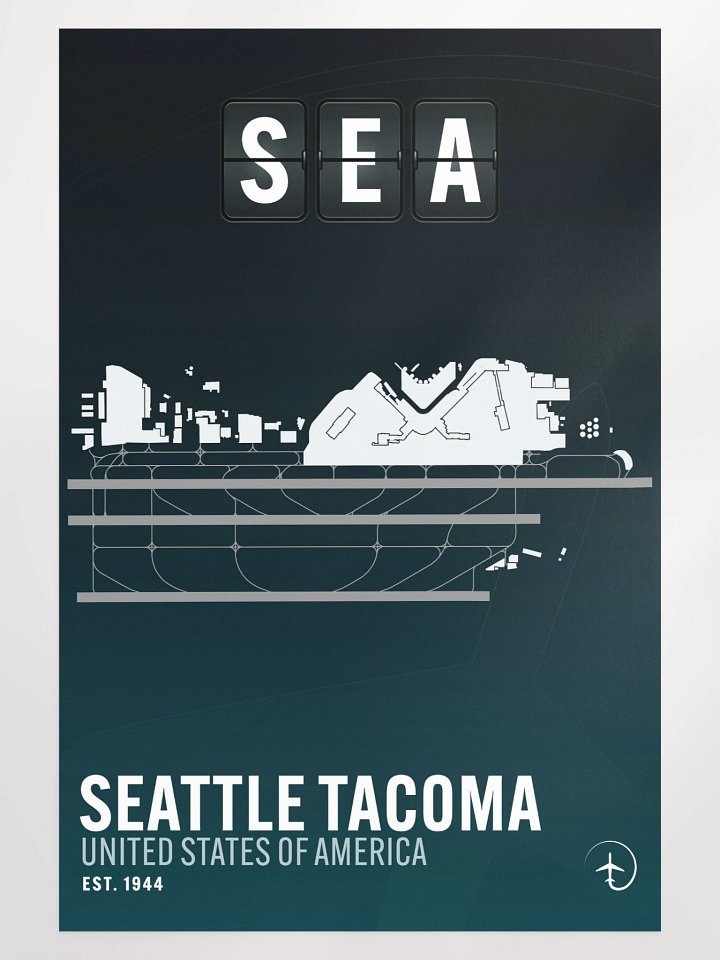 Seattle SEA Poster product image (1)