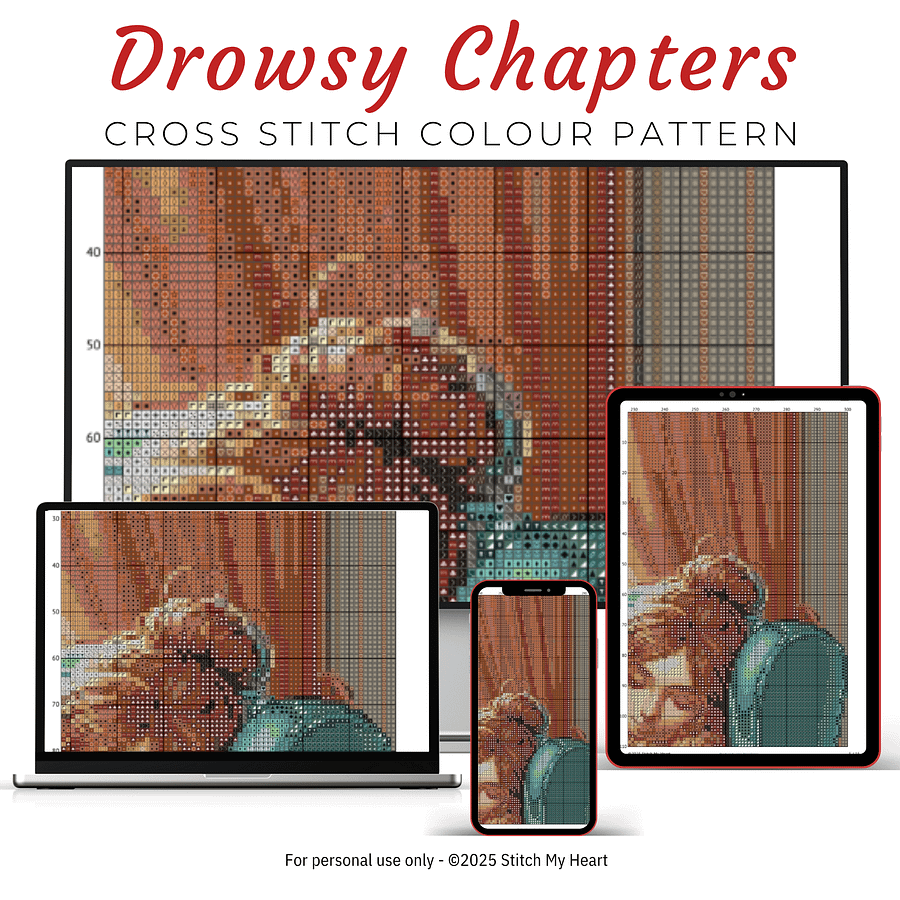 Drowsy Chapters Cross Stitch Pattern product image (2)