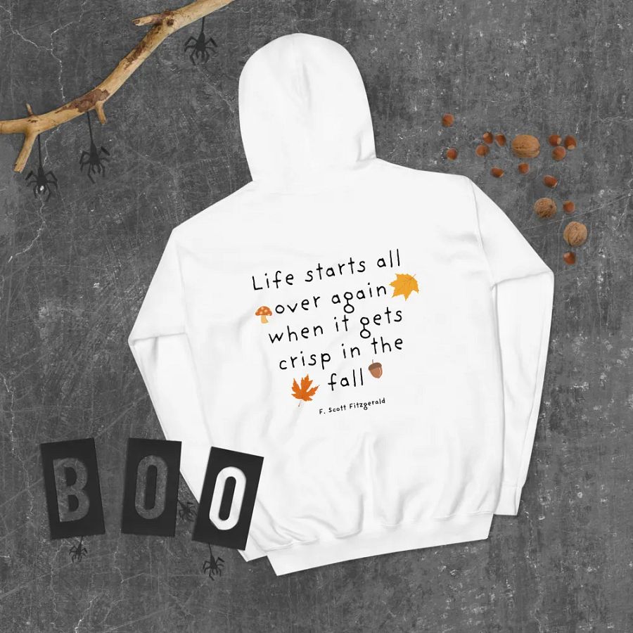 Cozy Fall Hoodie with an Inspirational Autumn Quote product image (5)