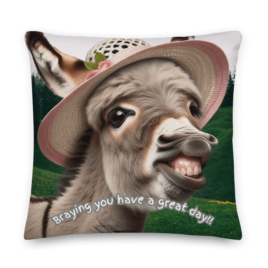 Braying Donkey Throw Pillows product image (10)