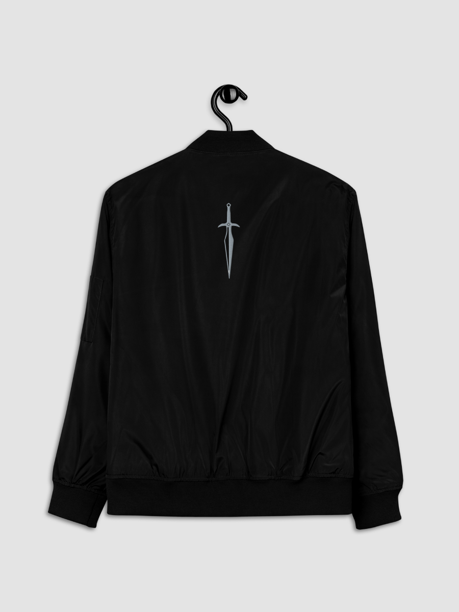 Killakris Faux Leather Bomber Jacket product image (4)