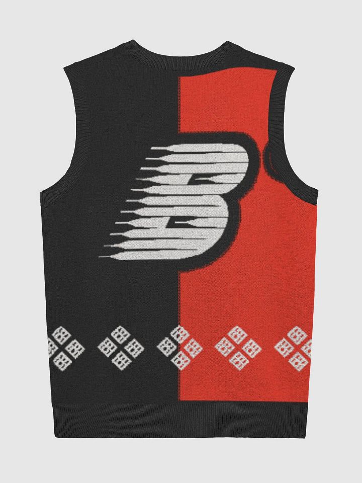 BPC TROPICAL KNITTED VIBE V-NECK VEST UNISEX product image (7)