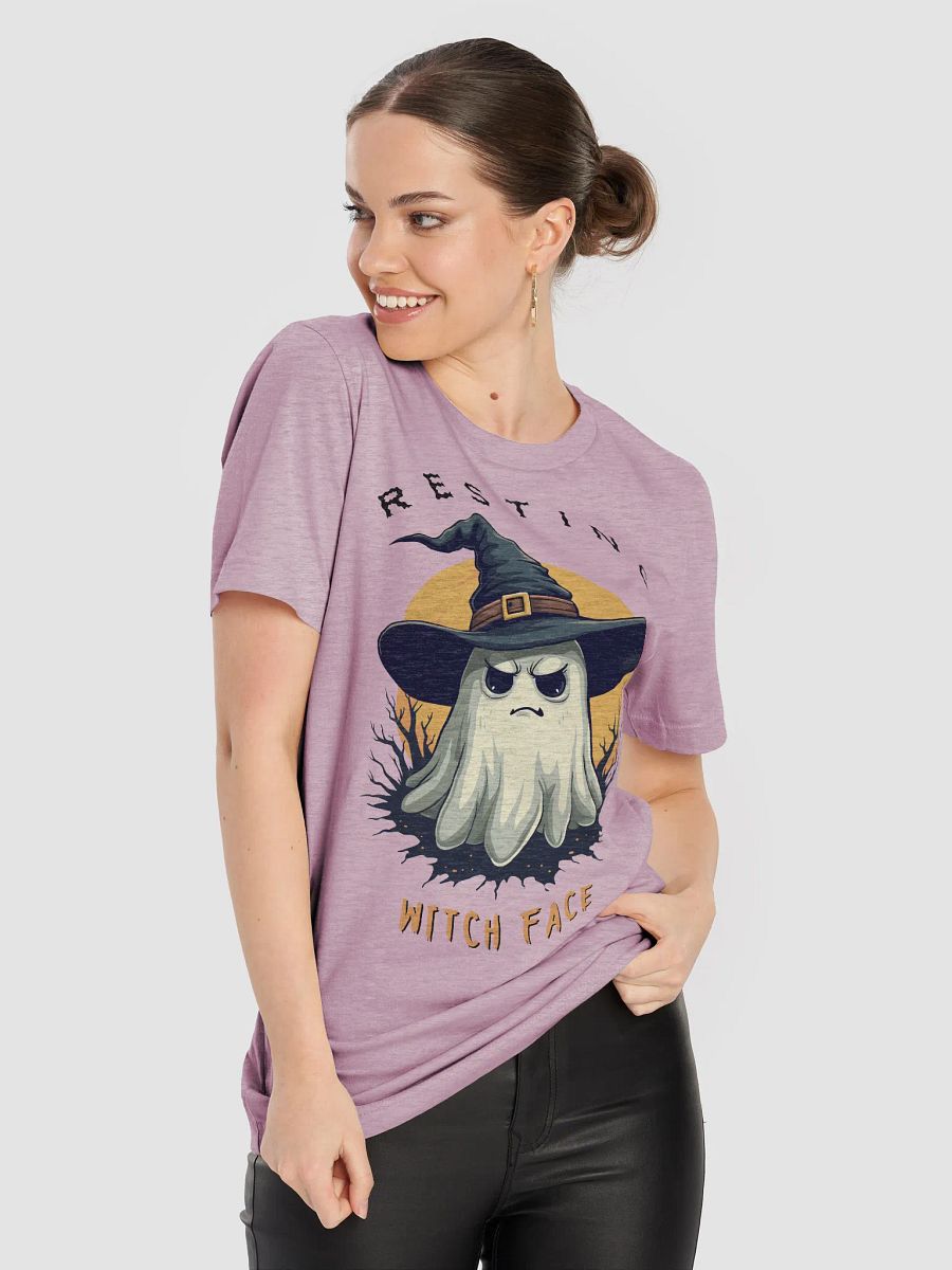 Resting Witch Face Ghost Tee product image (8)
