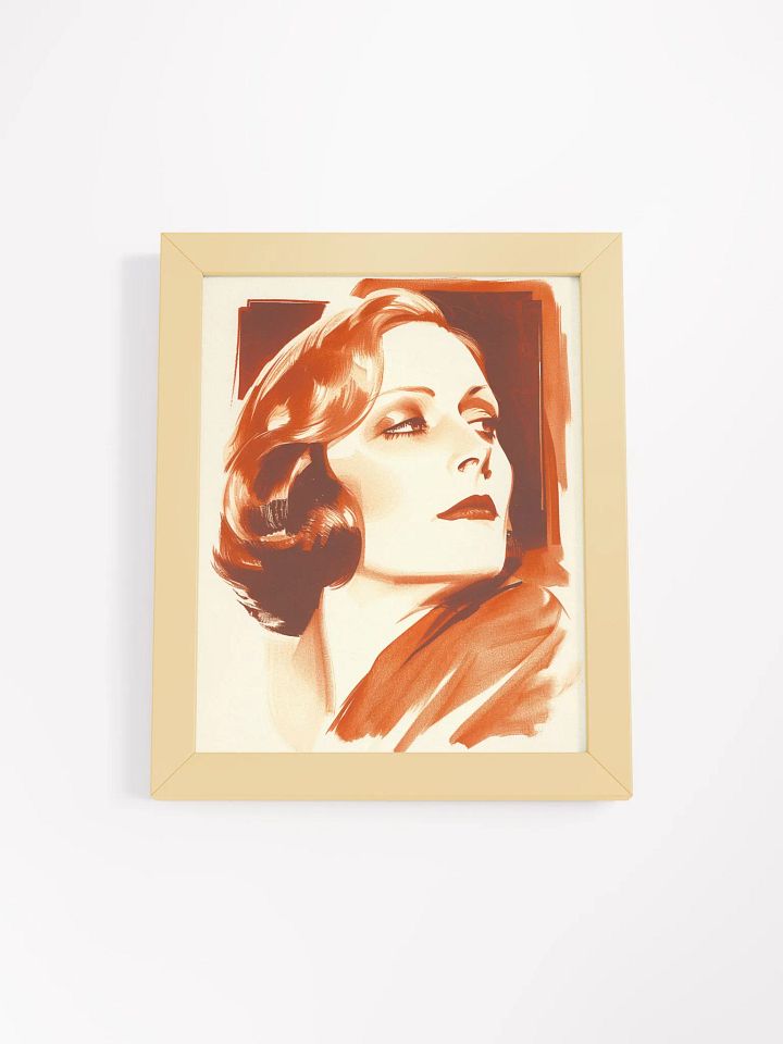 The Mysterious Lady - Greta Garbo Vintage Poster product image (1)