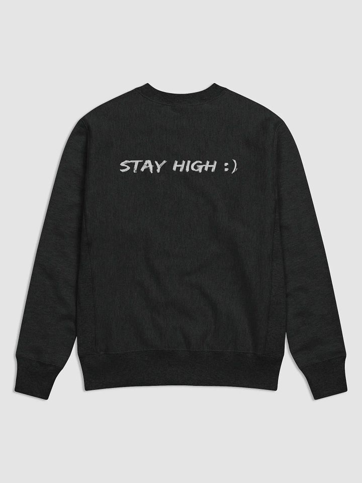 Champion Cotton Max Stay High Sweatshirt (White Text) product image (2)