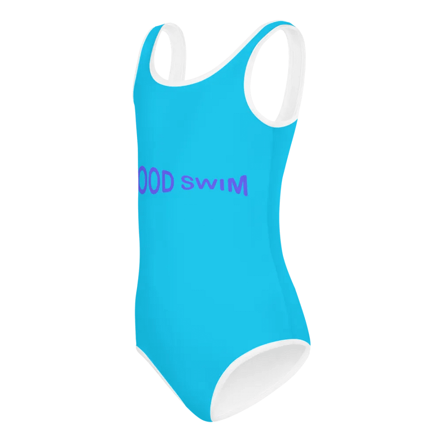 Good Swim Purple on Sky Blue Kids Swimsuit product image (9)
