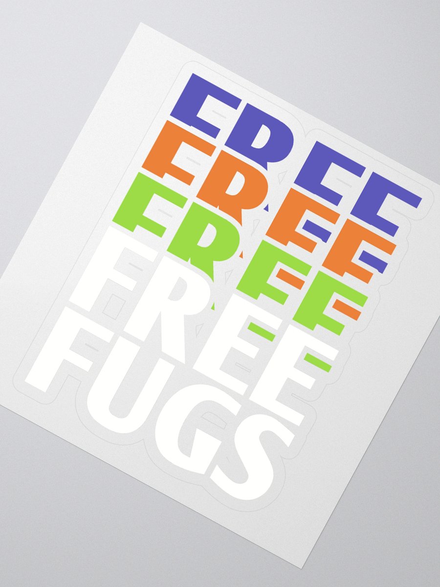 Free Fugs Sticker product image (2)