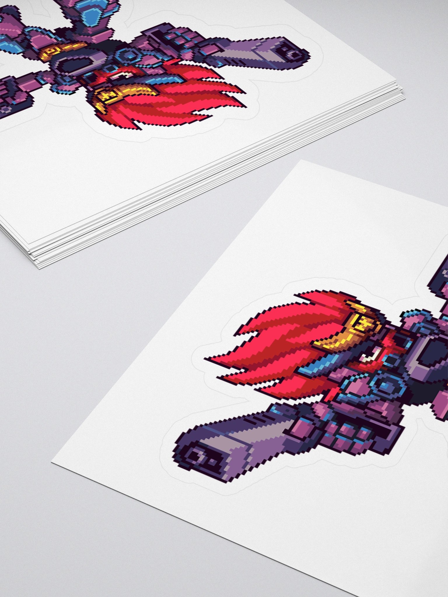 Next Generation Records Kiss Cut Sticker 8-Bit Logo product image (4)