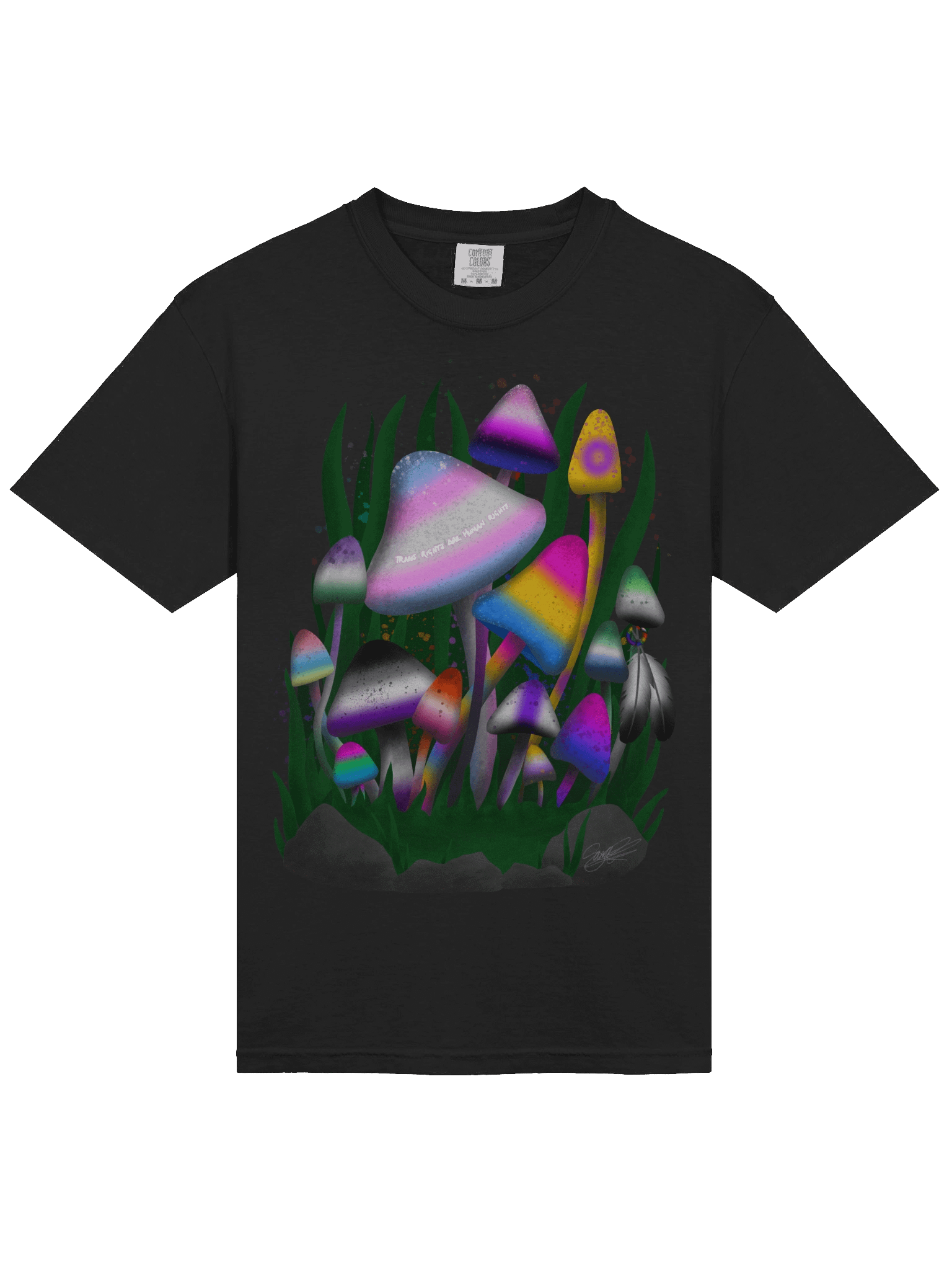Trans Rights Mushrooms Tee product image (3)