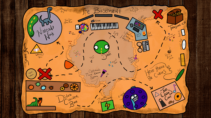 Basement Map Desktop Wallpaper product image (1)