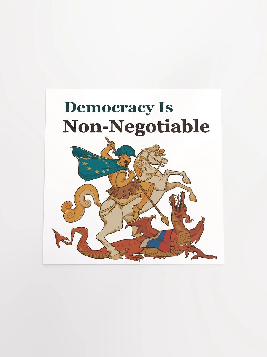 Democracy Is Non-Negotiable Poster product image (19)