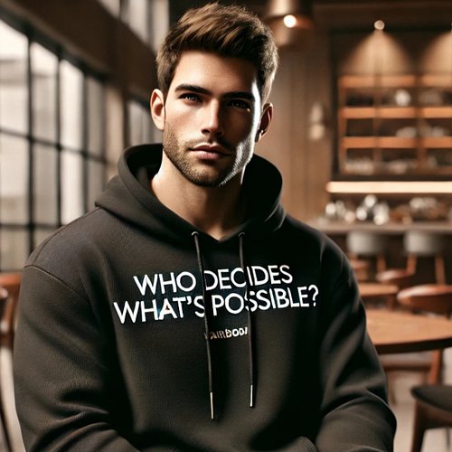 Who decides what’s possible? 💭 The answer is YOU. Wear your confidence. Own your mindset. 💪✨ https://tee-confident-shop.fourt...
