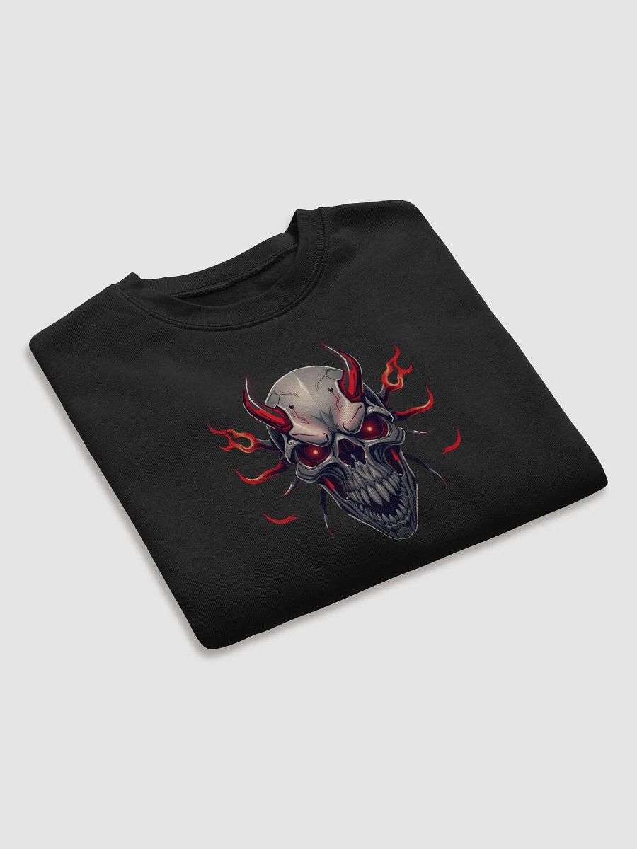 Fiery Skull Women's Crop Sweatshirt Bella+Canvas (Women's) product image (7)