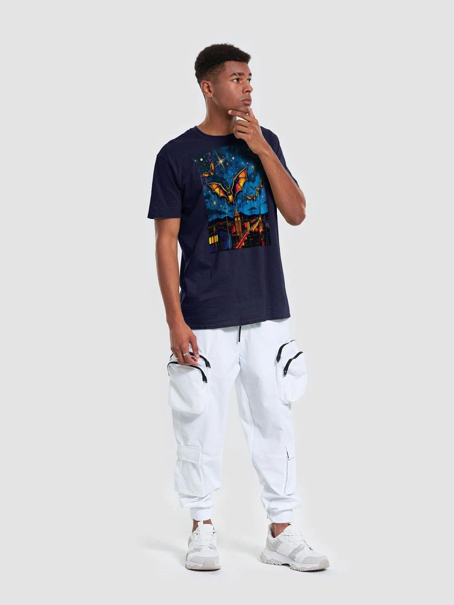 Starry Night Bats Unisex T-Shirt product image (5)