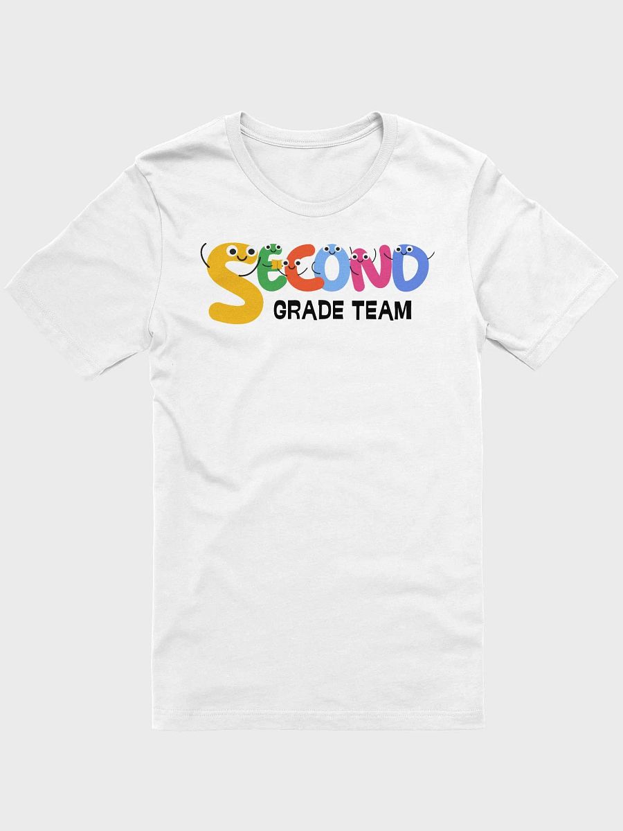 SECOND GRADE TEAM Cute Letter Characters T-Shirt product image (2)