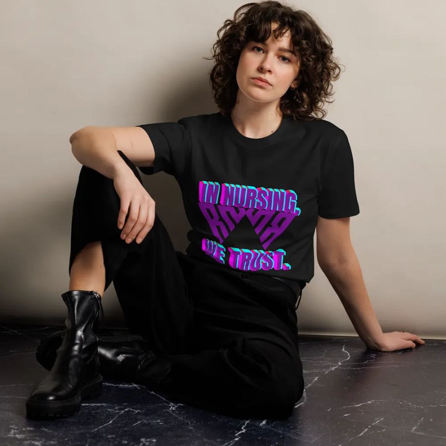Trust in Nursing Glitch Tee product image (13)