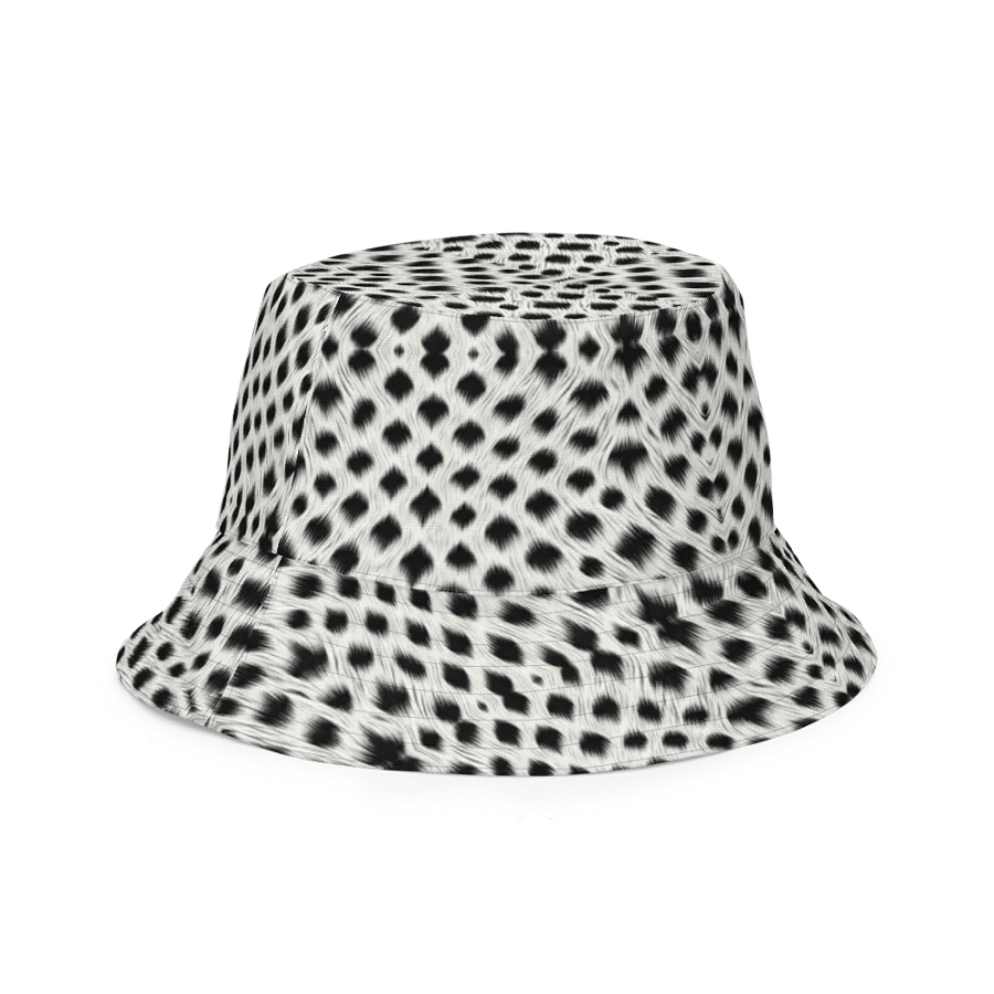 "The Leopard Can't Change Its Spots" Reversible Bucket Hat product image (2)