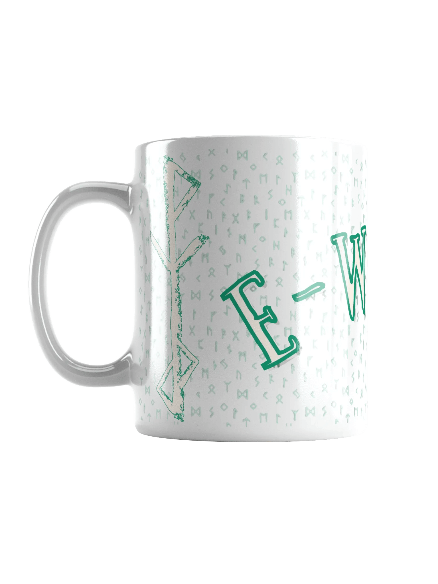 E-Weazy White Mug Runes product image (6)