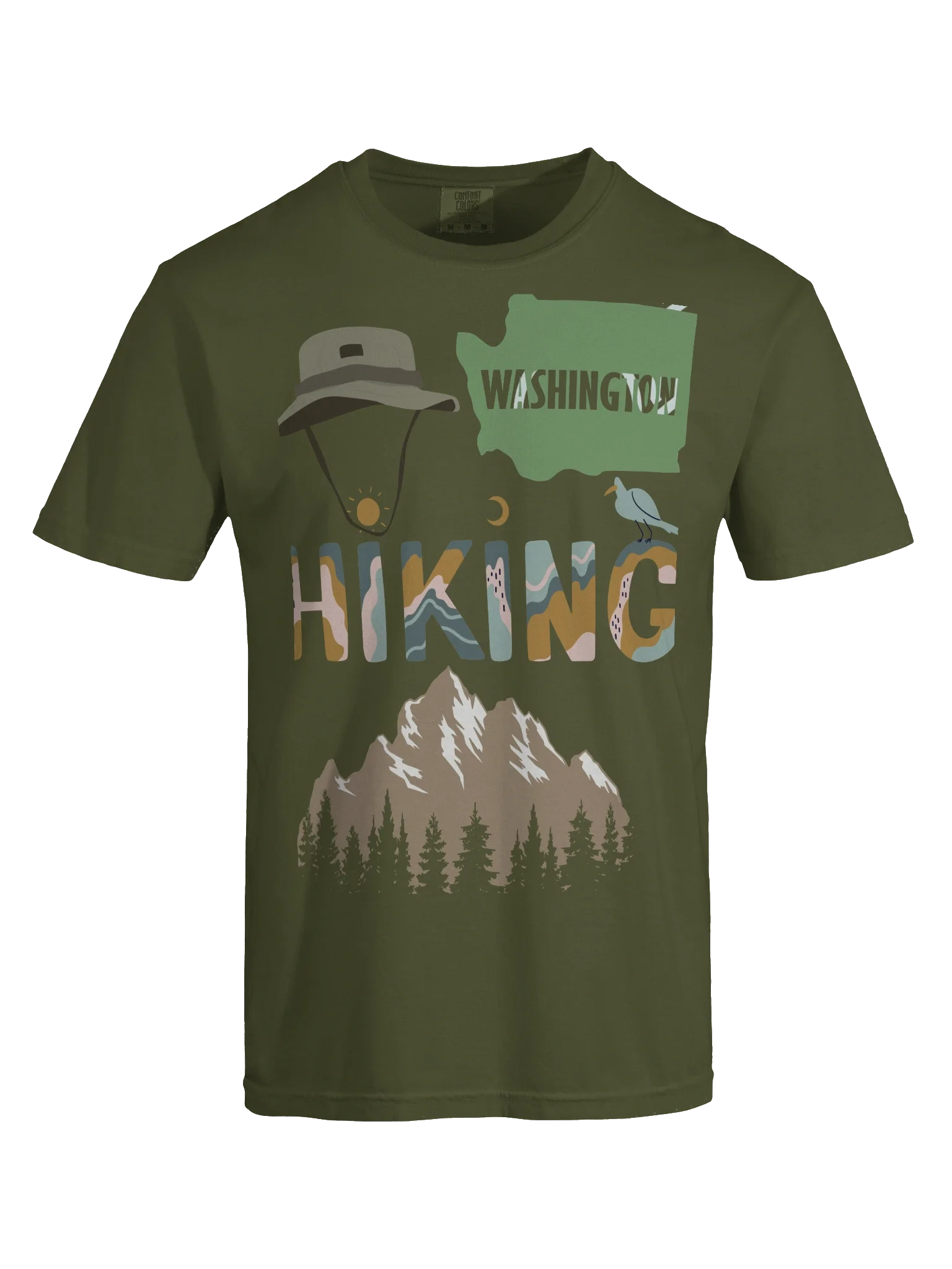 WASHINGTON Hiking Premium Comfort Tee product image (41)