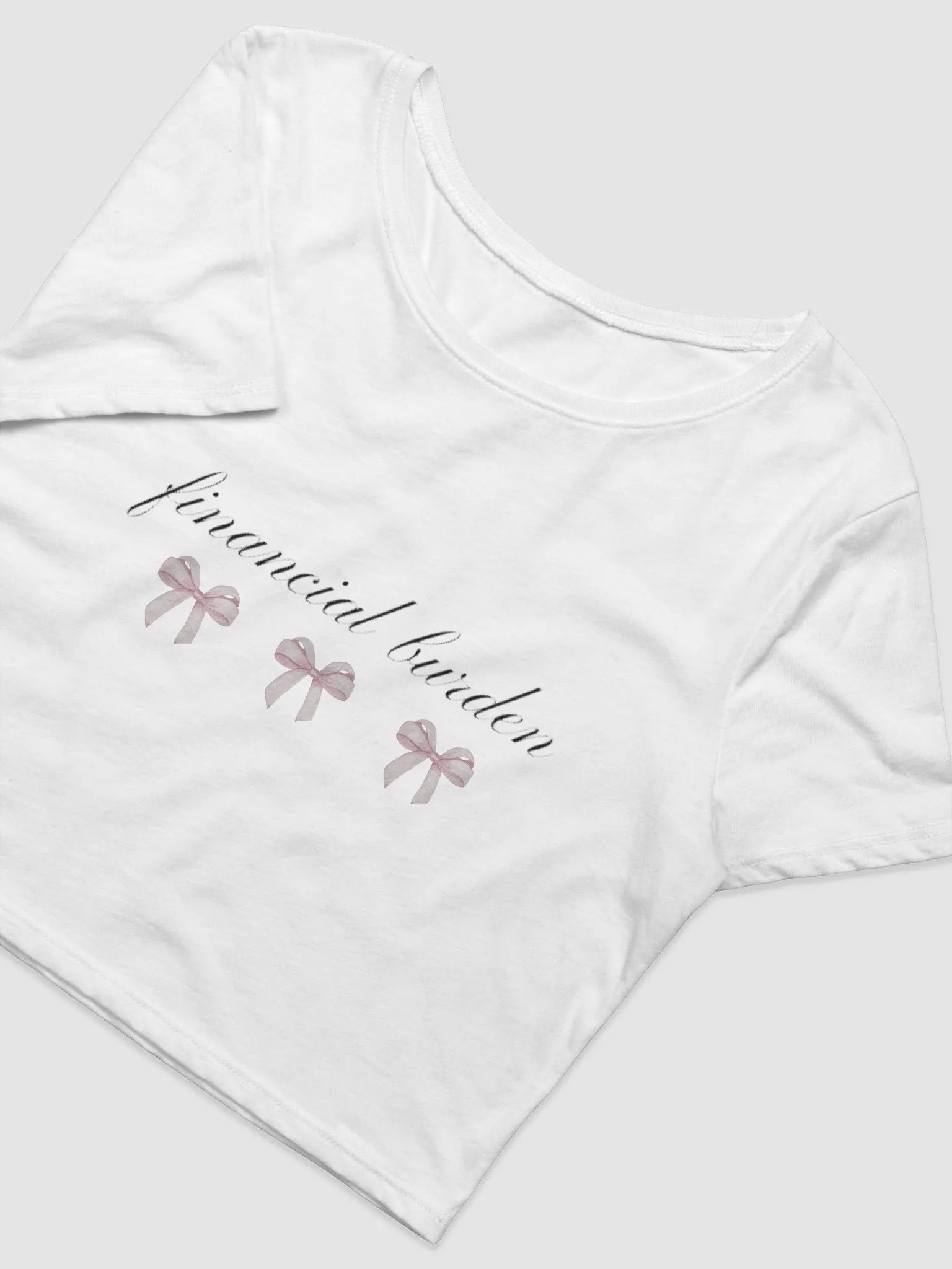 Financial burden baby tee product image (3)