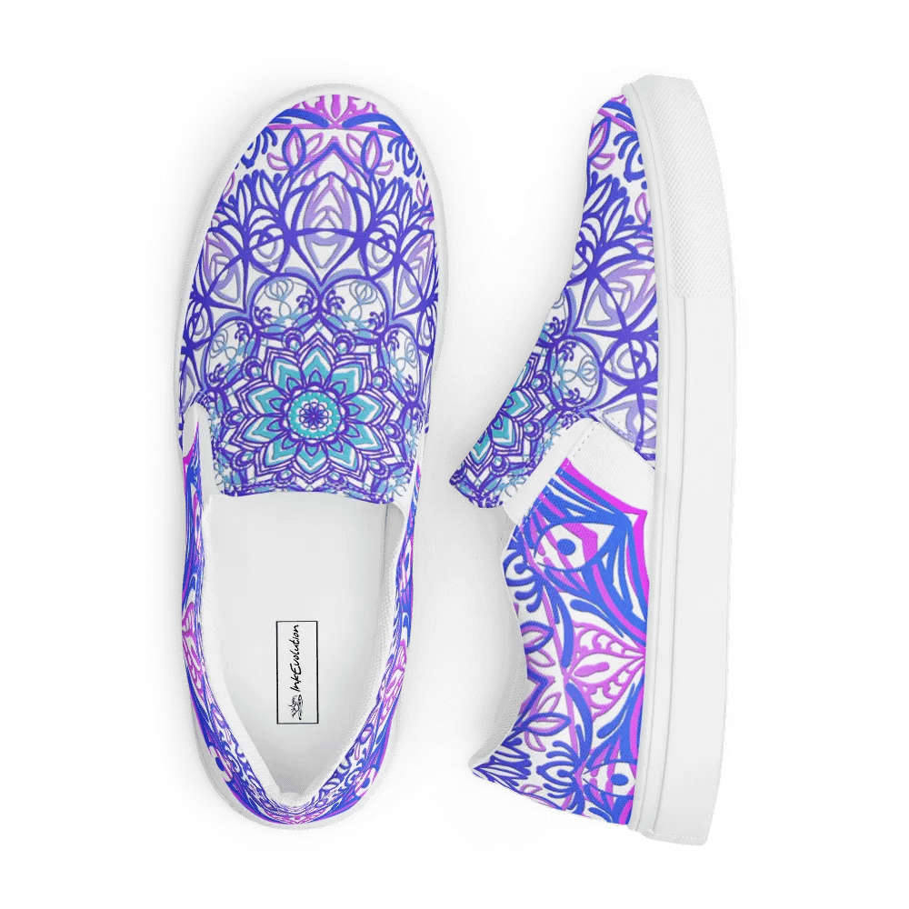 Mandala Magic Women's Slip-On Shoes product image (4)