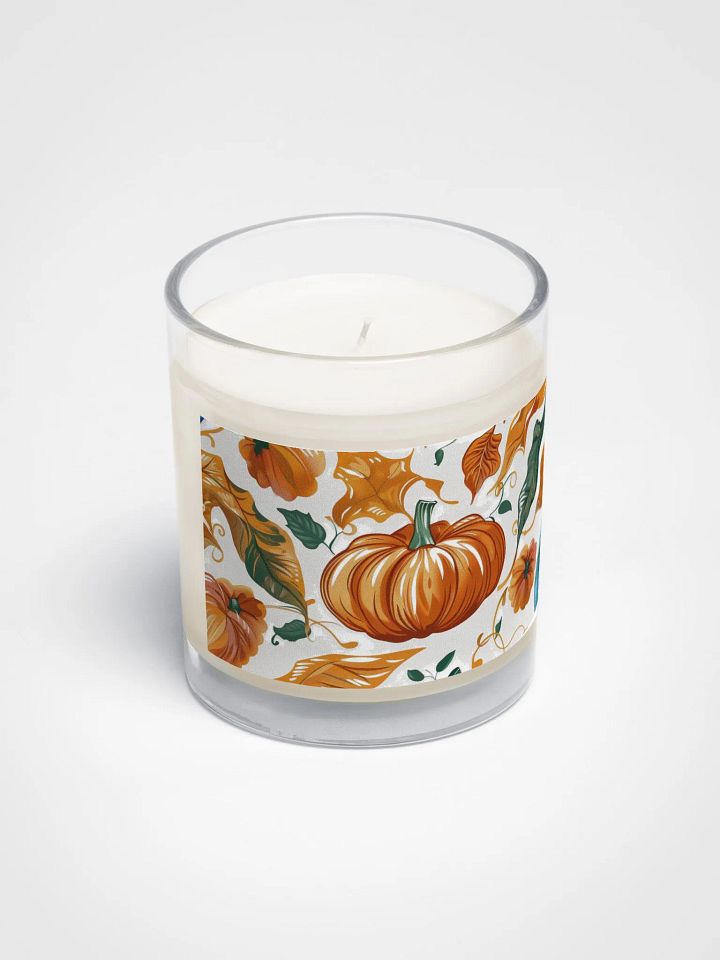 Cozy Pumpkin Soy Wax Candle – Natural Aroma in Glass Jar product image (2)
