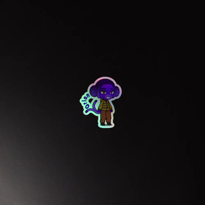Orion - Nebula Monkeys - rainbow sticker product image (2)