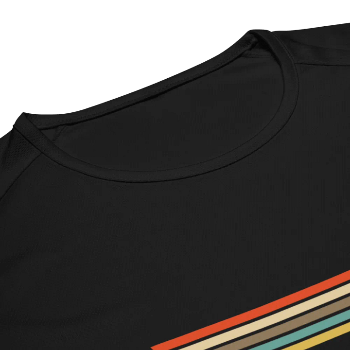 Vibrant Stripes Unisex Sports Jersey 'Bitcoin' product image (2)