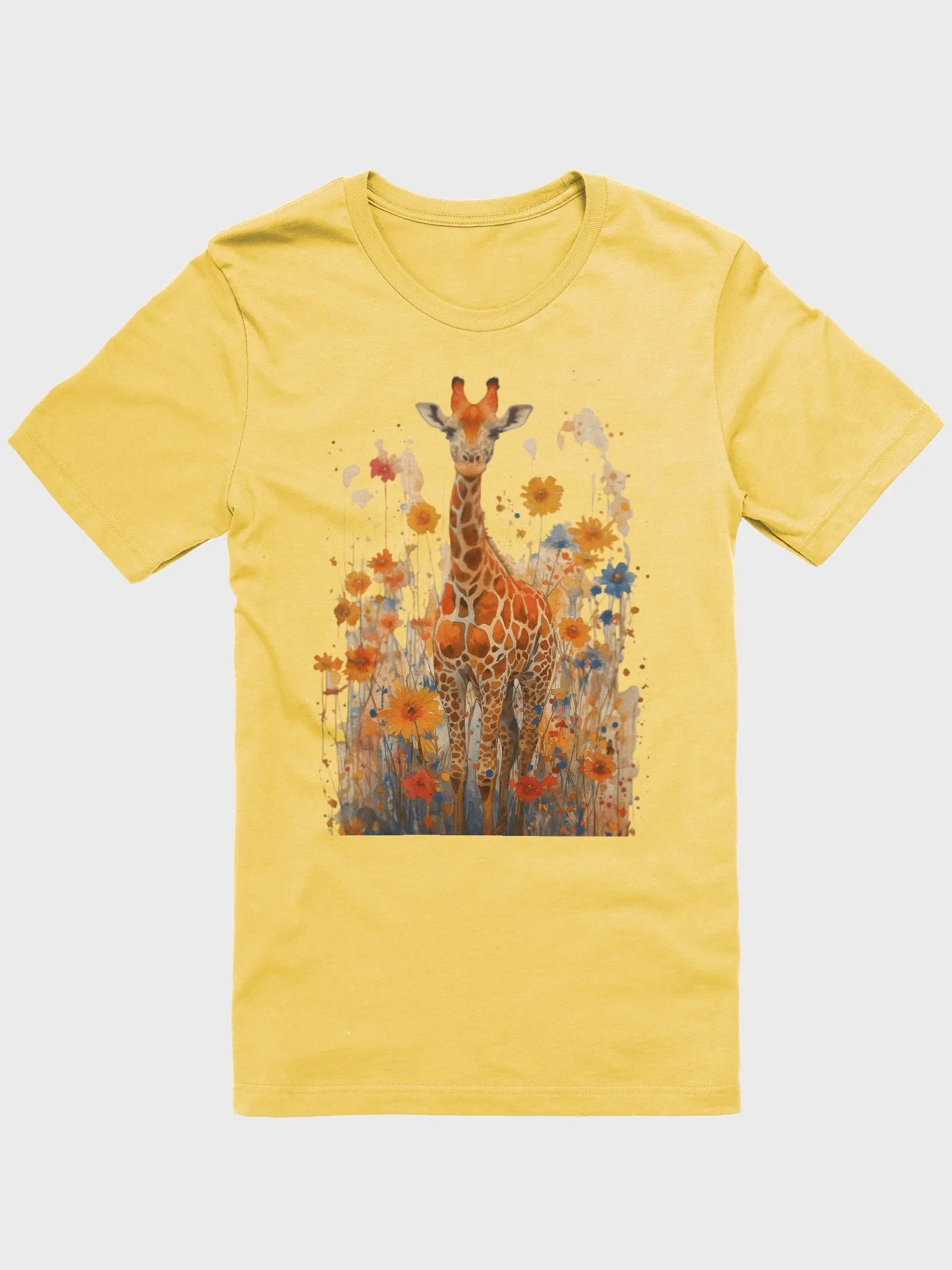 Baby Giraffe in flowers #1 product image (25)
