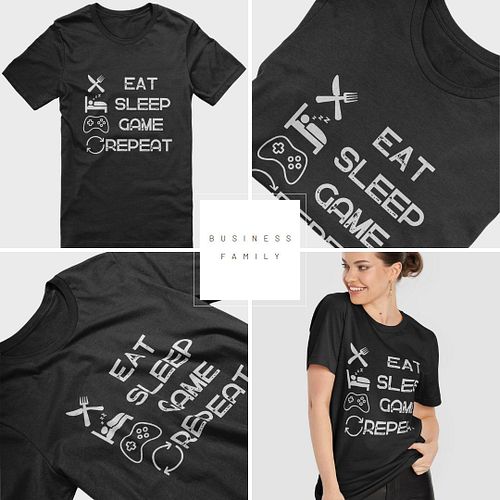 🎮 Eat, Sleep, Game, Repeat! 🎮

For the ultimate gamer, this shirt captures the daily rhythm we all know so well: wake up, gra...
