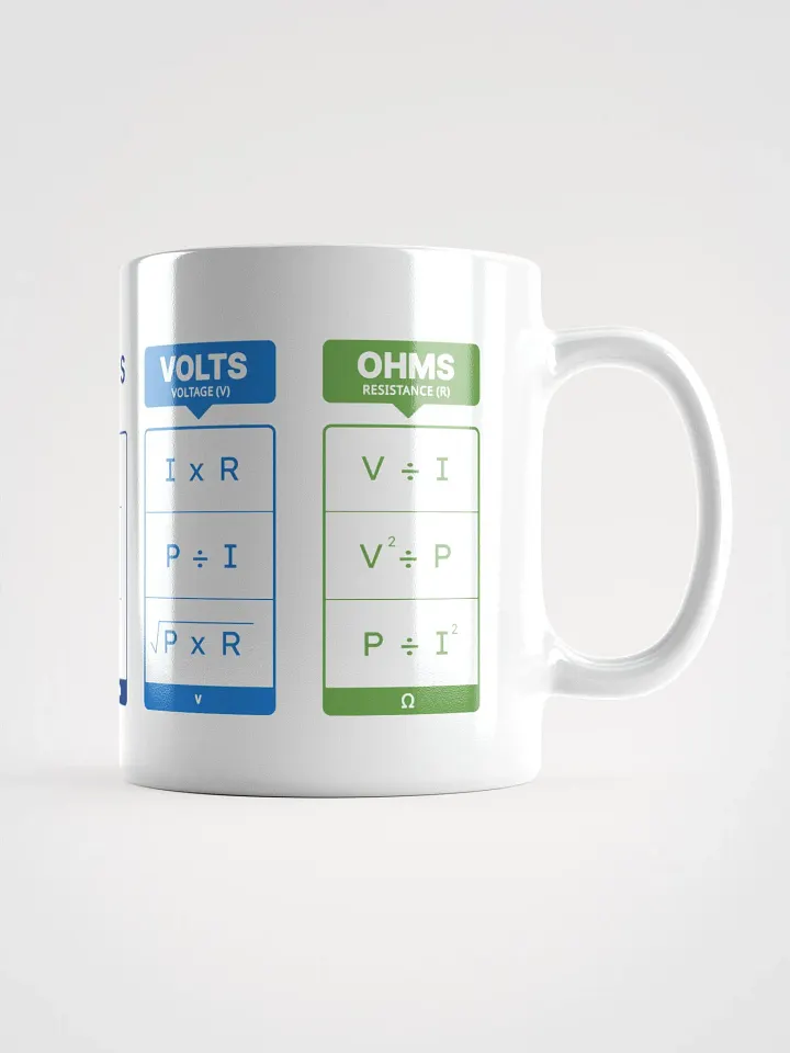 Electrical Formulas - Ceramic Mug product image (2)