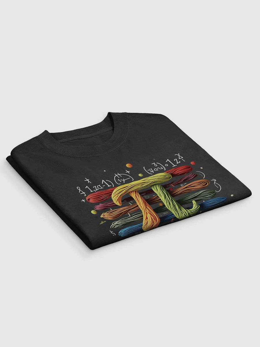 Born on Pi Day Oversized T-Shirt - Colorful Yarn Art Math Design | Geek & Nerd Gift product image (3)