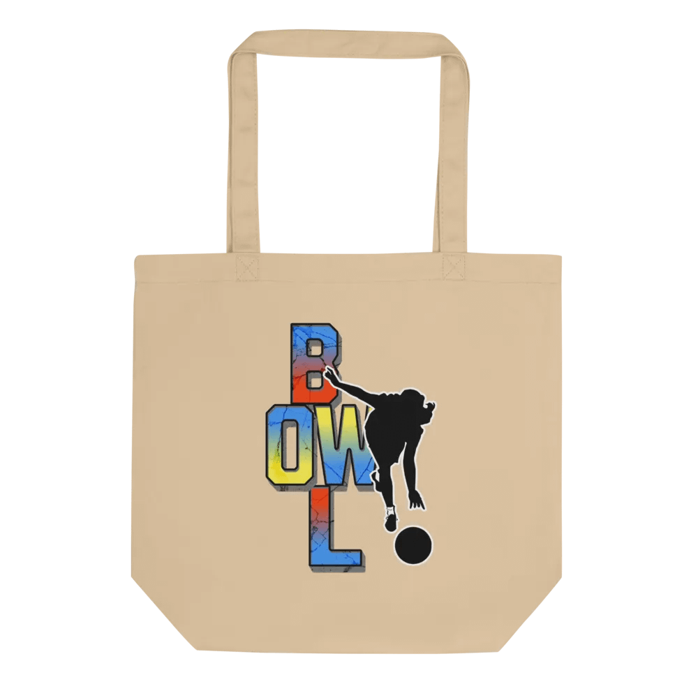 Bowl Woman Strike Colorful Cracked Tote product image (1)