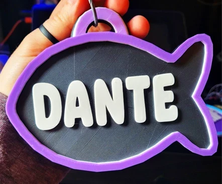 Custom Name Fish Tag product image (3)