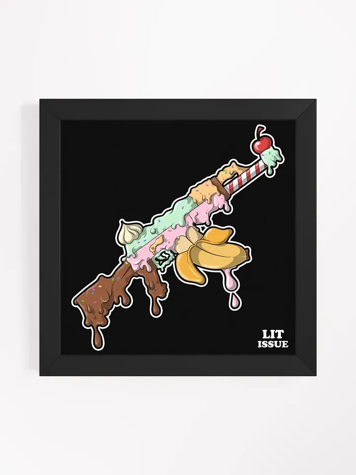Sundae Shooter- Framed Print product image (1)