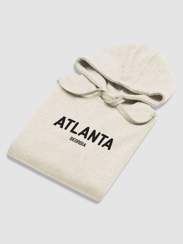 Atlanta Georgia White Black Classic Casual Gift Hoodie T-Shirt Sweatshirt Long Sleeve Unisex Adult Men Women KIds Basic Tee product image (2)