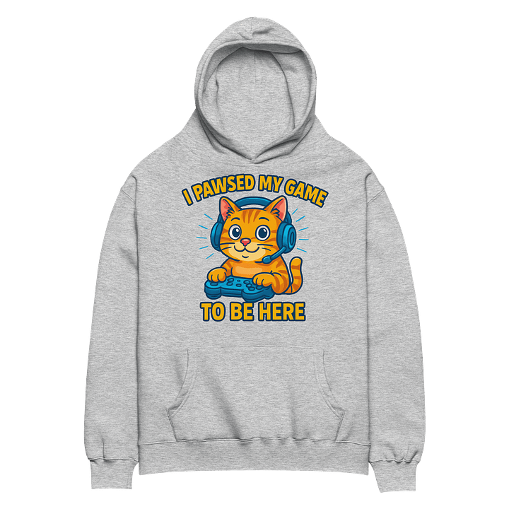 Game On Cat Oversized Hoodie product image (1)