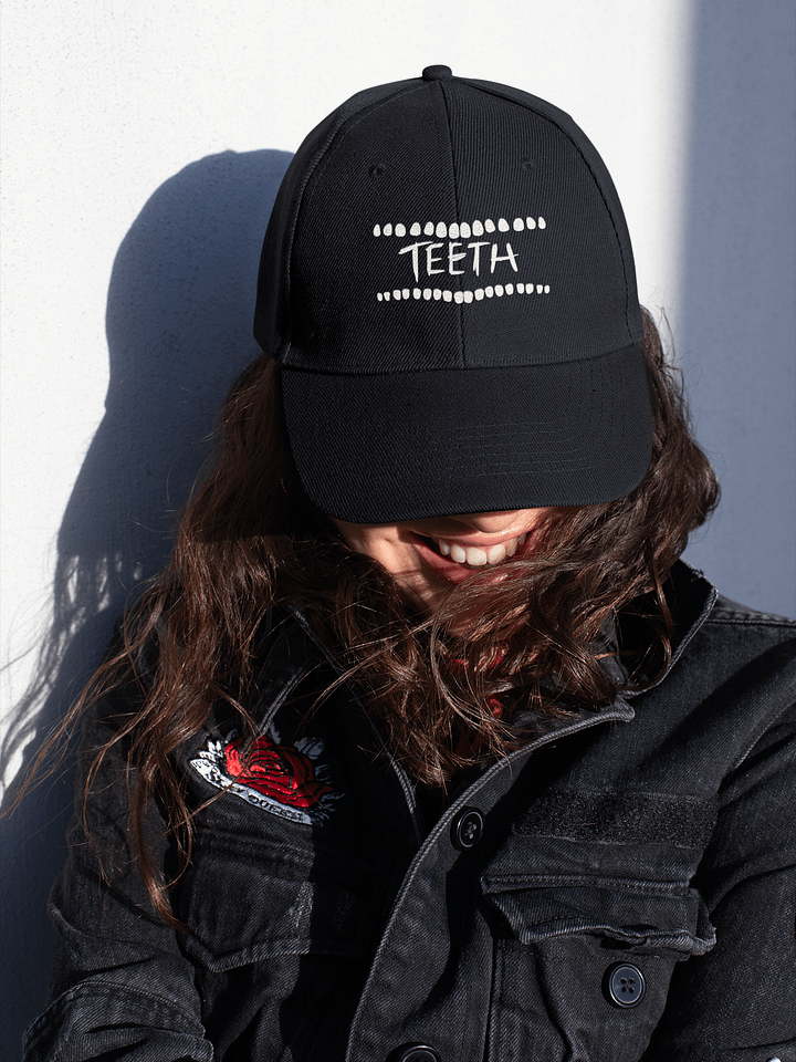 TEETH embroidered dad hat product image (1)