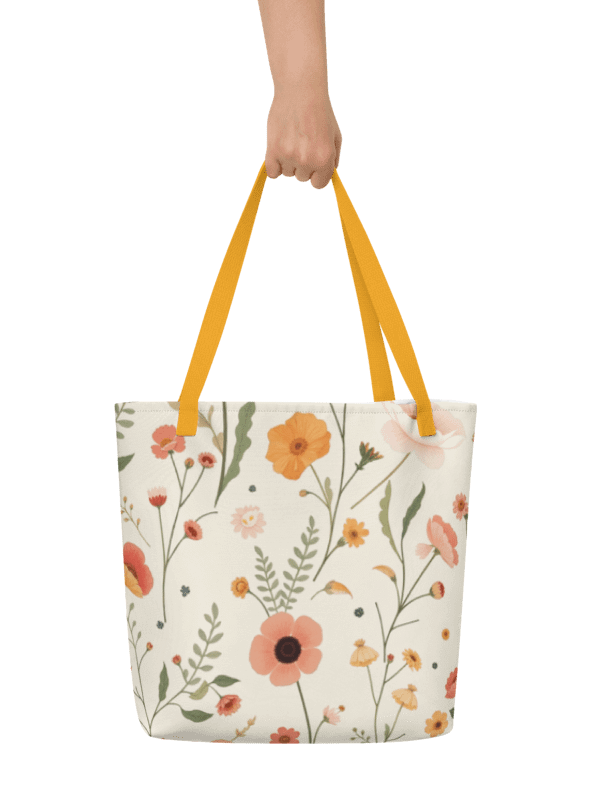 SUMMER FLOWER GARDEN SHOPPING BAG - Blumengarten Einkaufstasche product image (2)