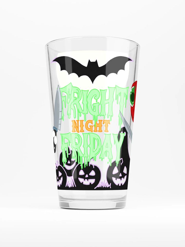 Fright Night Glass - Green Logo product image (1)