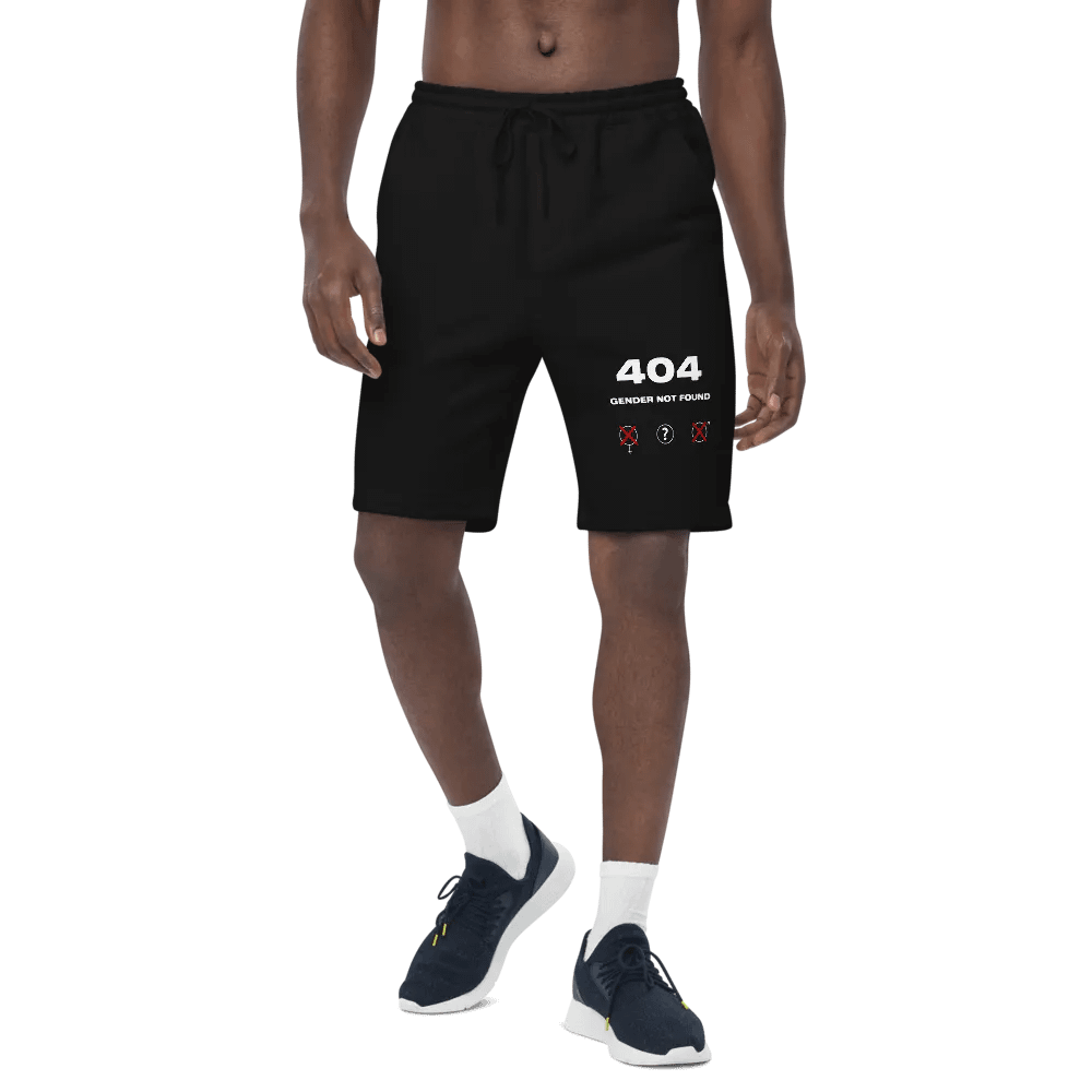 404 Gender not Found Fleece Shorts product image (5)