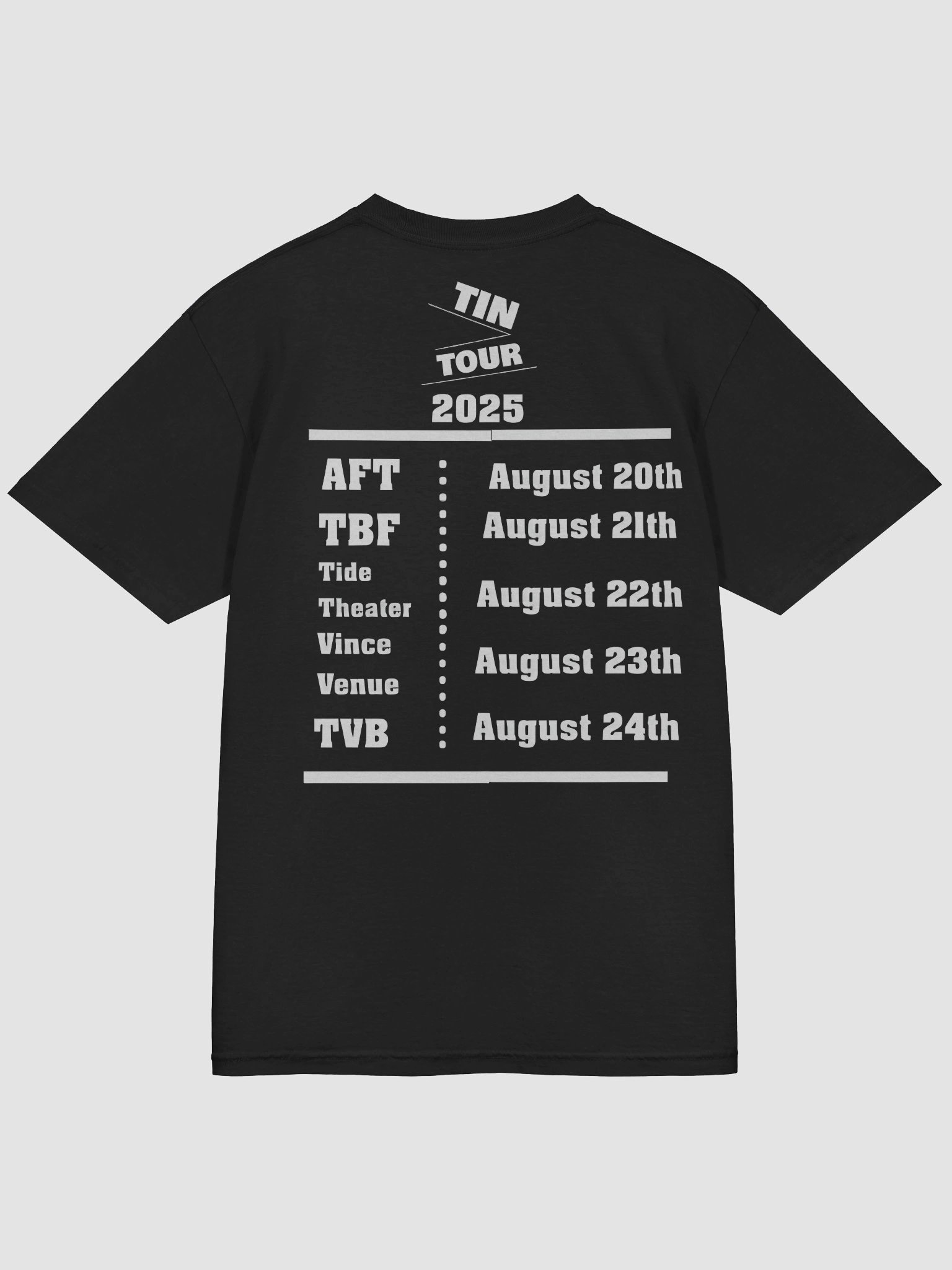 Tin tour tee product image (4)