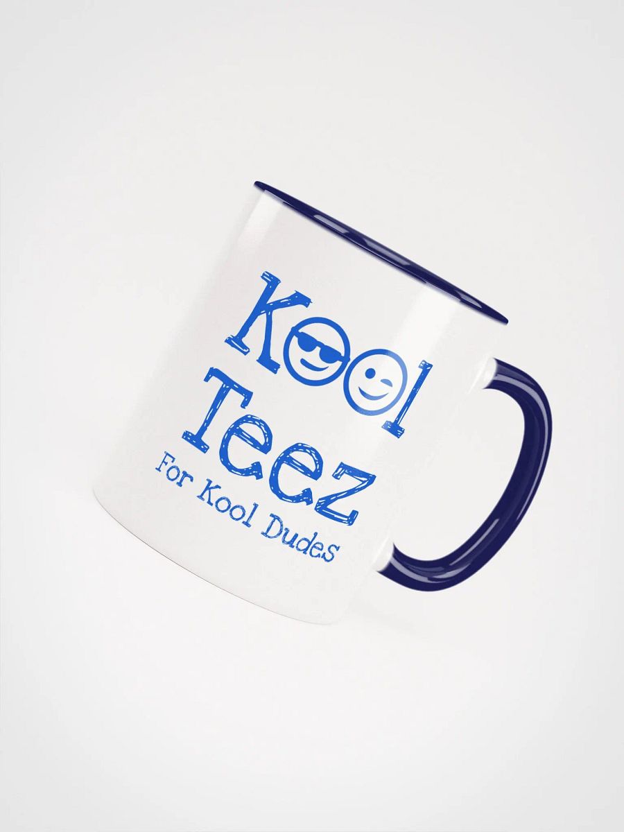Blue White Ceramic Mug For Kool Dudes product image (3)