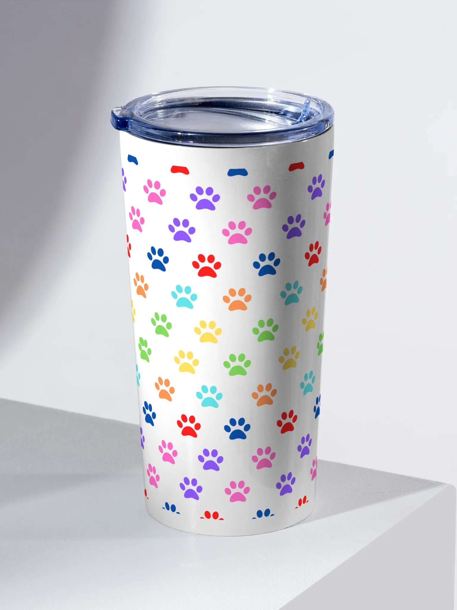 Rainbow Paw Print Tumbler product image (2)