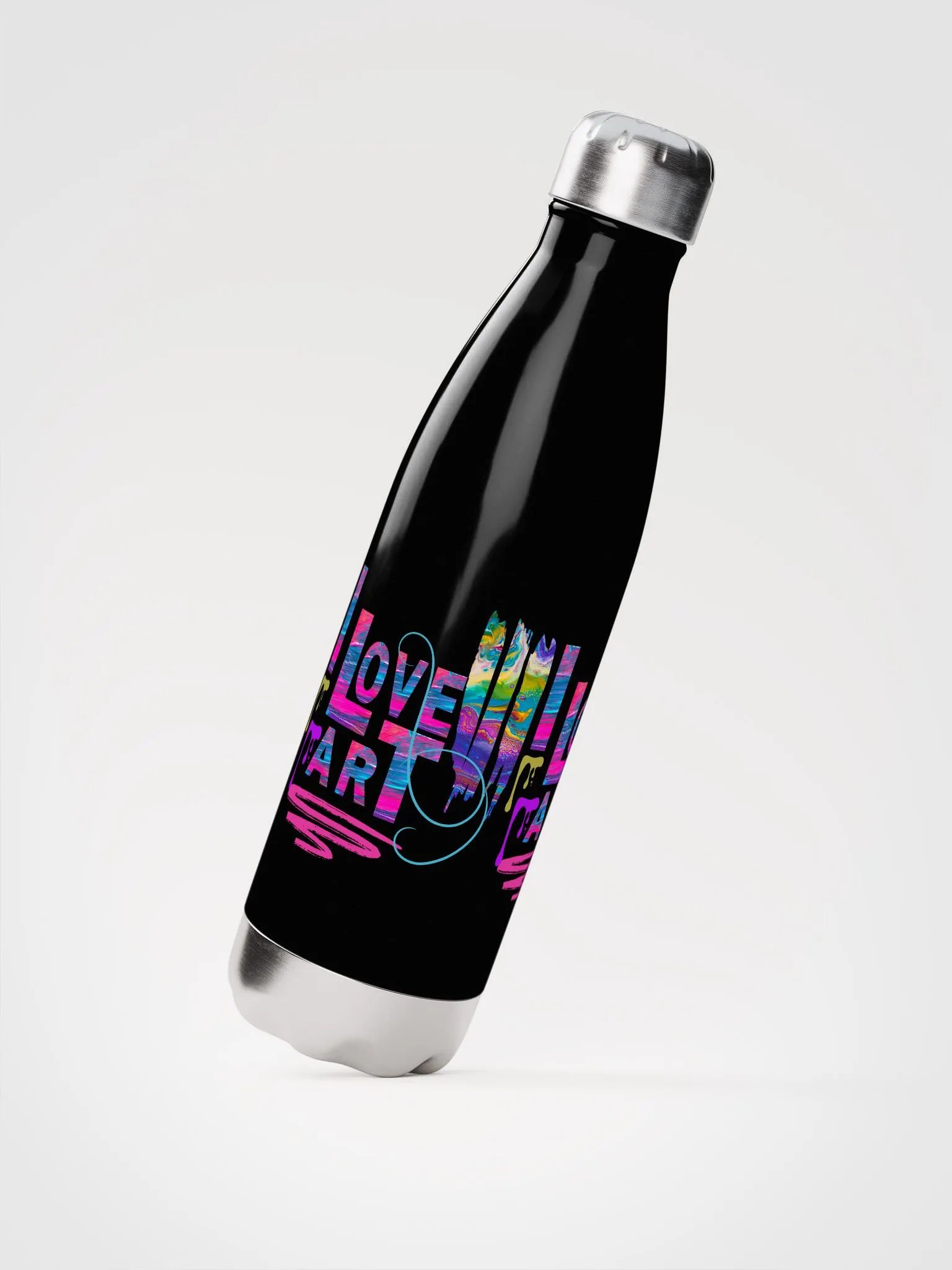 I love art water bottle product image (2)